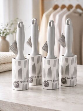 NWT - Set of 4 Lint Rollers 90 Sheets Each